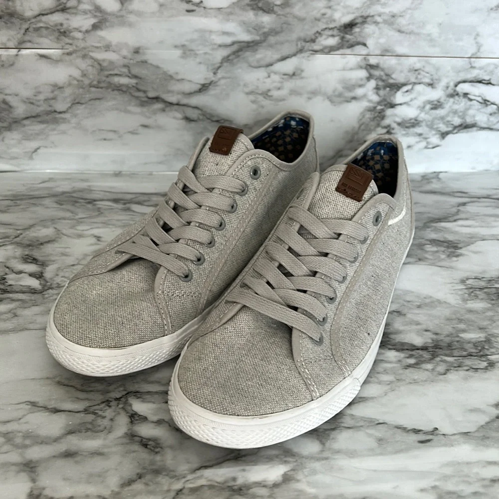 Ben Sherman | Chandler Lo canvas lace up preppy dress sneakers men’s size 10.5 - Picture 1 of 11